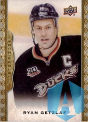 2014-15 UD Masterpieces Anaheim Ducks #15 Ryan Getzlaf